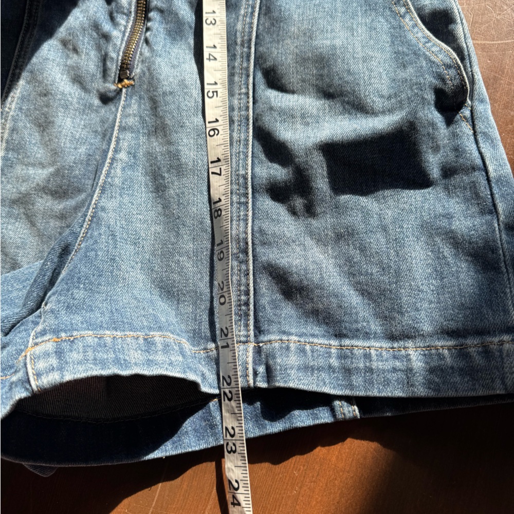Alice + Olivia Sleeveless Sweetheart Denim Jeans Romper Blue Womens Size 27 NWOT - Picture 10 of 10